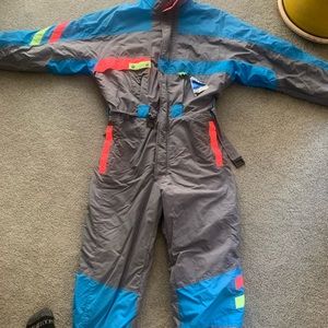 One piece snowsuit for any type of snow event.
